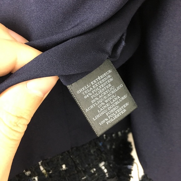 Ann Taylor Navy Tweed Blazer - Picture 6 of 10